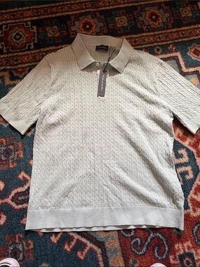 Tahari Men’s seafoam Knit Polo